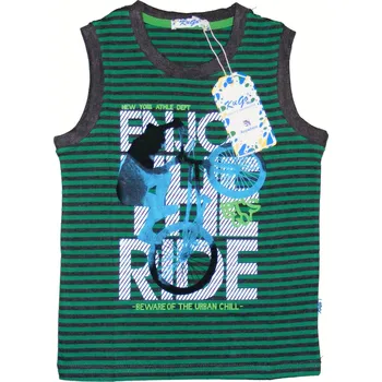 Chlapecké tričko Dětské chlapecké tílko Kugo M8069 zelená