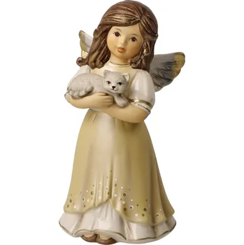 Vánoční dekorace Goebel Vánoční figurka Čas na mazlení champagne