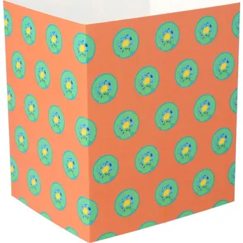 Jednorázové nádobí Reklamní CreaSleeve 366 papírový rukáv na zakázku, bílá