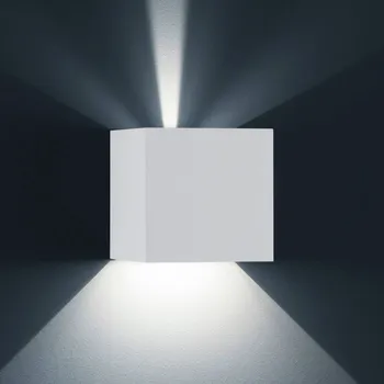 Venkovní osvětlení Helestra Siri 44 L nástěnné světlo up/down bílá bílá matná 2 x 6 W LED - Doprava zdarma