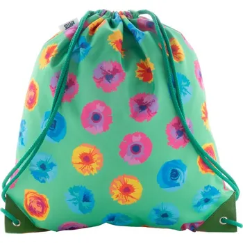 Městský batoh Reklamní CreaDraw Supreme vak na stažení na zakázku, zelená