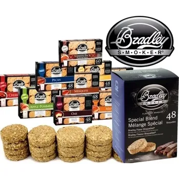 BRADLEY SMOKERS udící brikety 48ks - Druh dřeva: Pecan