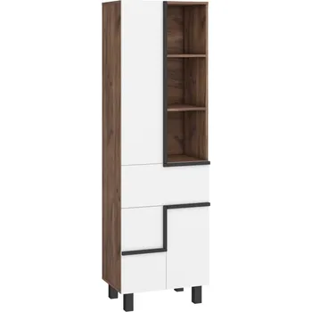 police Regál DZENGAL 3D1S, craft tobaco/bílá, 5 let záruka + vyzvednutí ZDARMA