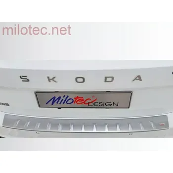 Tuning Práh pátých dveří, Alu Brush lesklý - Škoda Superb IV. 2024 –› (Škoda Superb IV. 2024 –›)