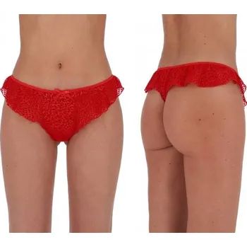 Dámské erotické kalhotky Tanga Passion Bagira thong red Barva: Červená, Velikost: 2XL/3XL