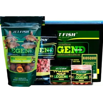 rybářské boilies JET FISH Boilie Legend Range - EXTRA TVRDÉ - 250g - 20mm - BIOKRILL