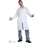 Plašť ADAM bílý, dlouhý rukáv, pánský