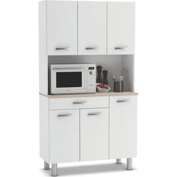 Kuchyňská skříňka BOMY, kuchyňská skříňka, bílá/akát + 10x OVĚŘENO zákazníky + vyzvednutí ZDARMA