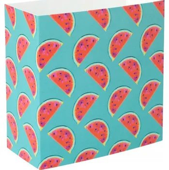 Jednorázové nádobí Reklamní CreaSleeve 460 papírový rukáv na zakázku, bílá