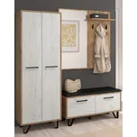 Předsíň PRUDHOE, craft zlatý/craft bílý, 5 let záruka + vyzvednutí ZDARMA