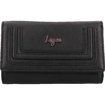 Peněženka Lagen dámská kožená peněženka střední černá BLC/5782/323 black
