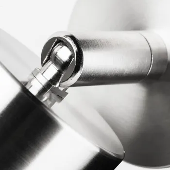 Venkovní osvětlení LCD Venkovní reflektor 5122, proti mořské vodě, IP65 - spot - Ø 6 cm, délka 10 cm; Ø nástěnný držák 6,8 cm nerez, čirá 1 x 35 W - Doprava zdarma