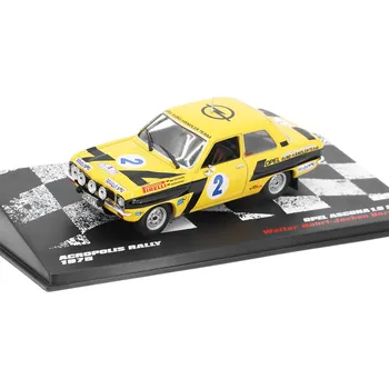 autíčko DeAgostini Opel Ascona 1.9 SR Acropolis Rally 1975 1:43 - Rallye automobily časopis s modelem #60 Opel Ascona 1.9 SR Acropolis Rally 1975 Rohrl / Berger - kovový model auta