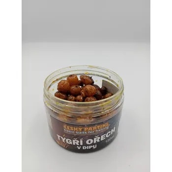 Návnadová surovina ČESKÝ PARTIKL Tygří ořech v dipu 150 ml - VANILKA NHDC