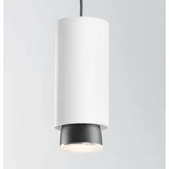 Fabbian Claque závěsné světlo LED 20 cm bílé - Ø stropního držáku 12,3 cm bílá 1 x 20 W LED - Doprava zdarma