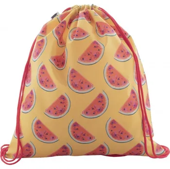 Sportovní vak Reklamní CreaDraw RPET vak na stažení šňůrkou na zakázku, červená