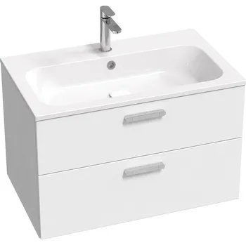 Koupelnový nábytek Skříňka pod umyvadlo Ravak SD Chrome II 80 bílá, madla chrom