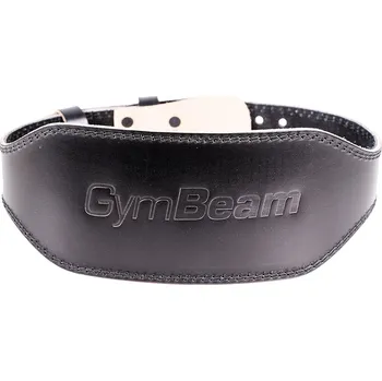 Opasek na cvičení GymBeam Fitness opasek celokožený black XL černá
