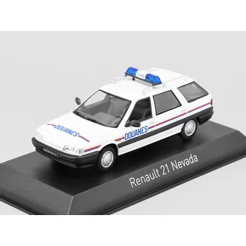autíčko Renault 21 Nevada 1993 Douanes 1:43 - NOREV Renault 21 Nevada 1993 Celní policie - kovový model auta