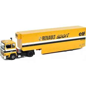 autíčko Berliet TR350 1960 Formula 1 Race Transport RENAULT 1:43 Berliet TR-350 1960 Race Transport - kovový model auta