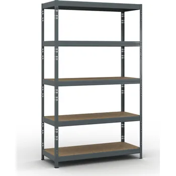 Dílenský regál Policový regál 1966x1200x500 mm, nosnost 280kg