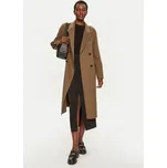 Tommy Hilfiger Vlněný kabát WW0WW42621 Khaki Regular Fit 38