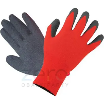 Pracovní rukavice Rukavice pracovní nylonové 'model 481' - č. 9 (černo-červená)