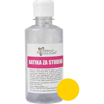 Speciální výtvarná barva Batika za studena č. 05 žlutá, 15 g, 250 ml