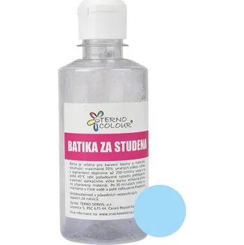 Speciální výtvarná barva Batika za studena č. 26 světle modrá, 15 g, 250 ml