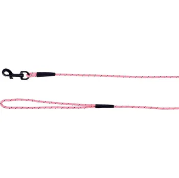 Vodítko pro psa Vodítko FLAMINGO Puppy Dolly stopovací růžové 0,4x500cm