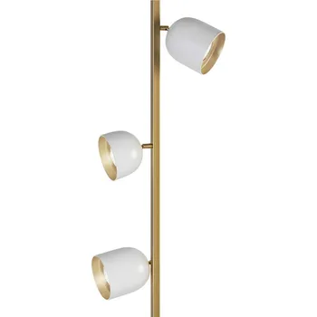 Lampička Marchetti LED stojací lampa Dome bílá - Stínidla - Ø 12 cm, výška 17/12 cm bílá, zlatá LED 24 W celkem - Doprava zdarma