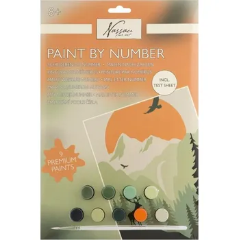 Malování podle čísel 22x33cm, Hory