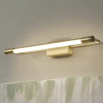 Lampička Fabas Luce LED nástěnné světlo Rapallo, mosaz, IP44, 40 cm LED celkem 13 W - Doprava zdarma