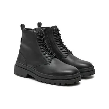 Pánská móda Turistická obuv Boss Nebular Halb lt 50523478 Černá 40