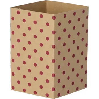 Jednorázové nádobí Reklamní CreaSleeve Kraft 160 papírový kraftový rukáv na zakázku, přírodní