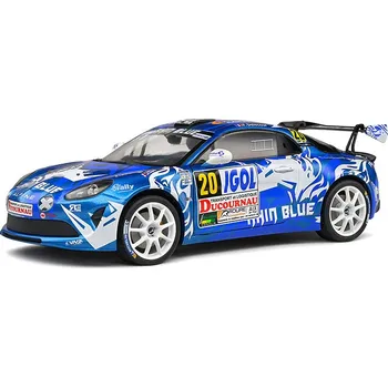 autíčko Alpine A110 Rallye #20 Rallye du Var 2021 1:18 - Solido Alpine A 110 Rallye No.20 Rallye du Var 2021 P.Delecour / J-R.Guigonnet - kovový model auta 1/18