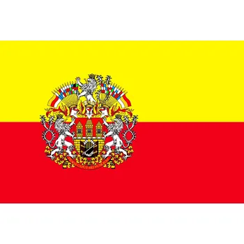 Vlajka Praha vlaječka - 11 x 16 cm - nasunutí, zavěšení