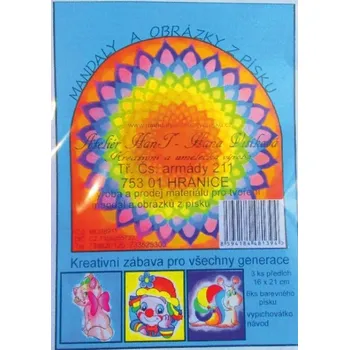 Výtvarná sada Pískové obrázky malá sada - dětská