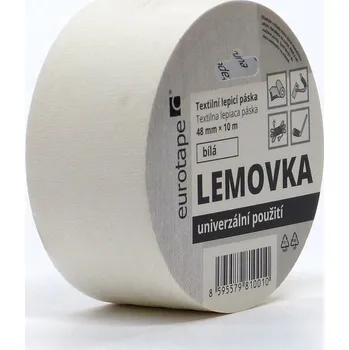 Kobercová páska 48mm x 10m bílá