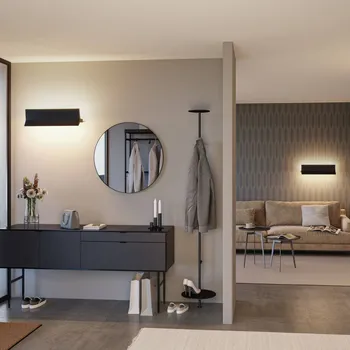 Lampička Paulmann Stine LED nástěnné, ZigBee, CCT, černá matná černá 1 x 13 W LED - Doprava zdarma