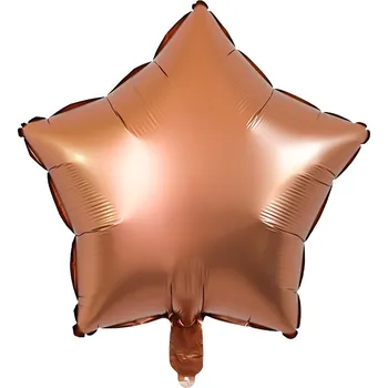 Balónek Fóliový balónek hvězda coffee 45 cm