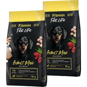 Krmivo pro psa Fitmin dog For Life Adult Mini 2 x 12 kg