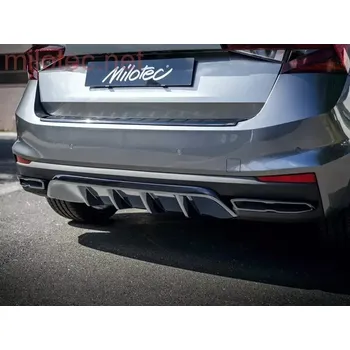 Tuning Difuzor zadního nárazníku, černý lesklý "klavírlak" - Škoda Fabia IV., r.v.21–› (Škoda Fabia IV., 2021–›)