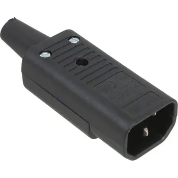 Napájecí kabel SCHURTER Konektor napájecí AC C14 (E) zástrčka vidlice na kabel 10A