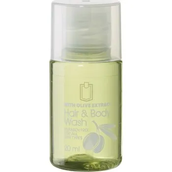 Mýdlenka METRO Hotelový šampon a sprchový gel 2v1, olivový 20 ml (50 ks)