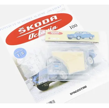 autíčko DeAgostini Škoda Octavia 1959 1:8 - časopis #100 se stavebnicí Škoda Octavia 1959 1:8 - časopis #100 se stavebnicí