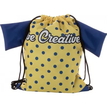 Sportovní vak Reklamní CreaDraw T Kids vak na stažení šňůrkou pro děti, černá