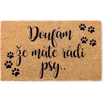 Rohožka Rohožka 40 x 60 cm – Doufáme, že máte rádi psy