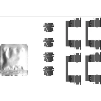 Přislušenství brzdového systému Sada příslušenství, obložení kotoučové brzdy TEXTAR 82553300