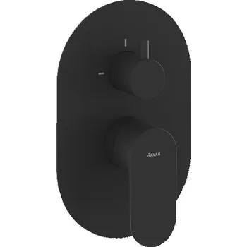 Vodovodní baterie Podomítková baterie Ravak Eleganta EL 065.20BLM.O2.RB07E 2-cestná bez tělesa, Black Matt